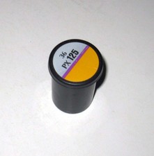 Kodak Plus-X Pan 125 Film Unused in Tube PX-36 Black  White 1 Roll 36 Exposures