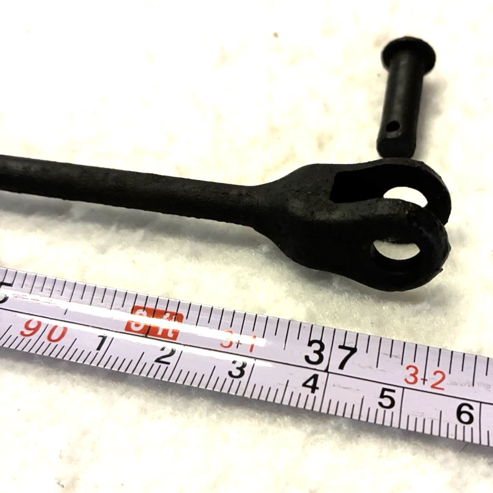 AUSTIN HEALEY 100-6.3000 VARILLA DE ACOPLAMIENTO DE FRENO DE EMERGENCIA/ESTACIONAMIENTO, 36 3/4" DE LARGO, PIN+ :) Foto 2 de 4