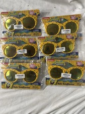 6 SpongeBob Squarepants Sunglasses for Kids, Children Birthday Party Summer Fun