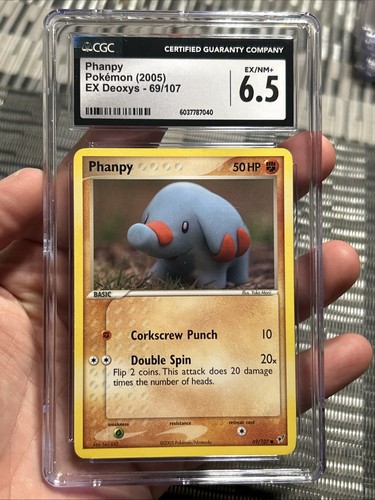 Phanpy graded CGC 6.5 for sale on eBay