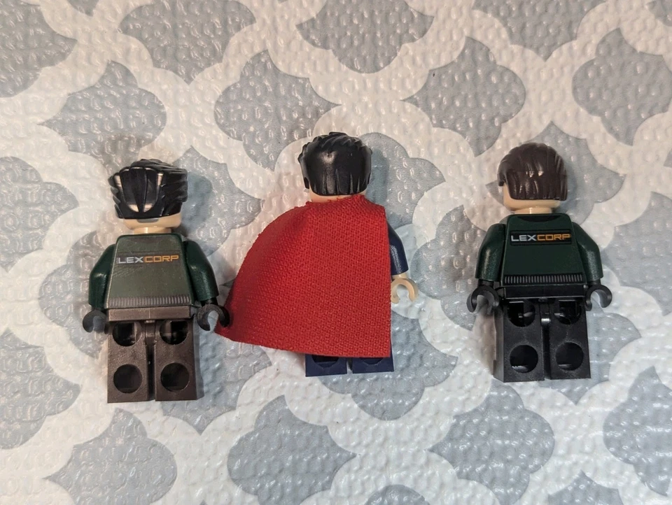 SUPERMAN LEGO MINIFIGURES LOT OF 3 DC HEROES LEXCORP HENCHMEN DAWN OF JUSTICE - Image 2 of 4
