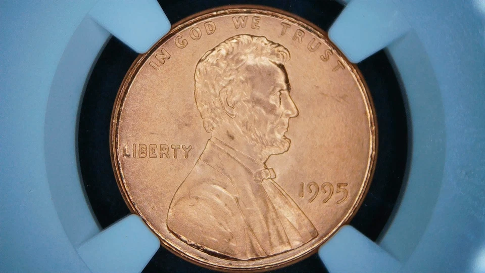 1995 Lincoln Memorial  **Doubled Die Obverse**   NGC  MS68RD  ""Freshly Graded"" - Image 3 of 4