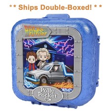 NEW Back to the Future POLLY POCKET Compact Mattel Collector Figure Sealed Box