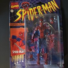 Hasbro Marvel Legends Spider-Man Retro Spiderman 6 Action Figure Dented Package