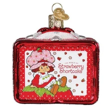 Old World Christmas - Strawberry Shortcake Lunchbox Ornament - 44328