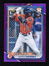 2024 Bowman Prospects Purple Border 156/250 German Ramirez #BP-93 4k8