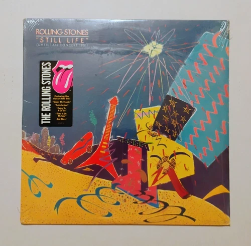 SEALED - THE ROLLING STONES - STILL LIFE - 1986 PRESSING HYPE STICKER