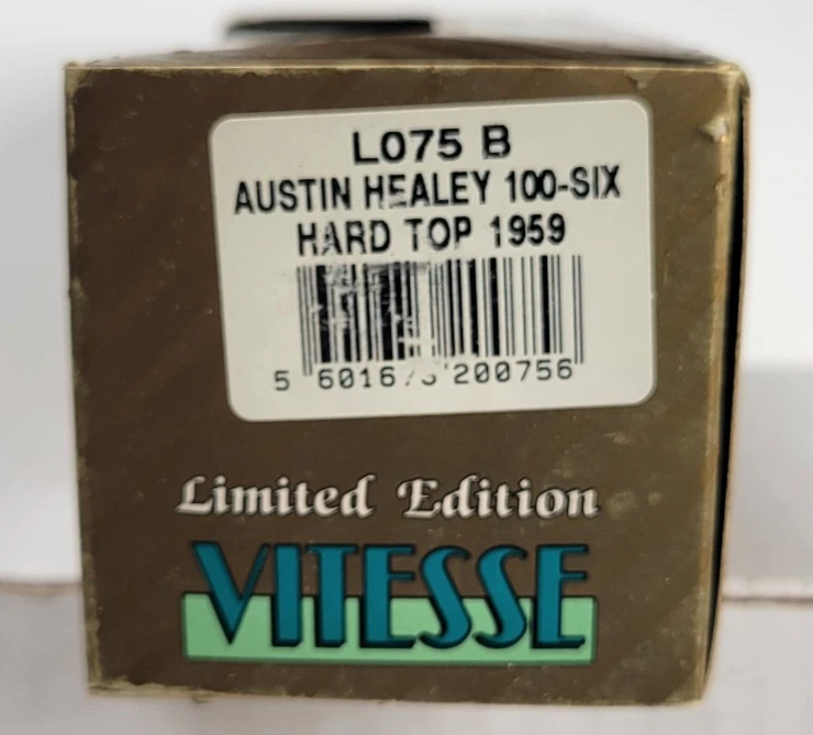 Vitesse L075B 1959 Austin Healey 100 Six Hard Top 1/43 - Image 2 of 4