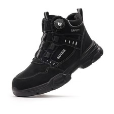 Safety Boots Waterproof Steel Toe Work Shoes for Men Durable Protective Footwear