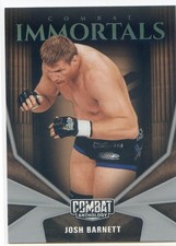 2025 Panini PFL Combat Anthology JOSH BARNETT #12 Combat Immortals SILVER