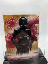 2018 Topps Star Wars: The Last Jedi Series II TIE Fighter Pilot Gold /50 FO-7