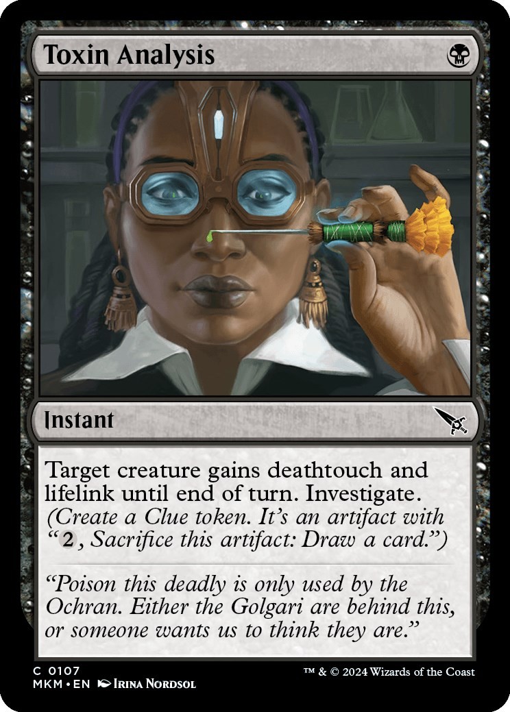 MP - Toxin Analysis [MKM - 107] Murders at Karlov Manor