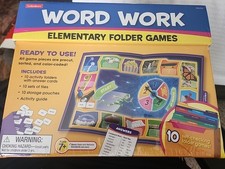 Lakeshore - Work Work Elementary Folder Games. Factory Sealed