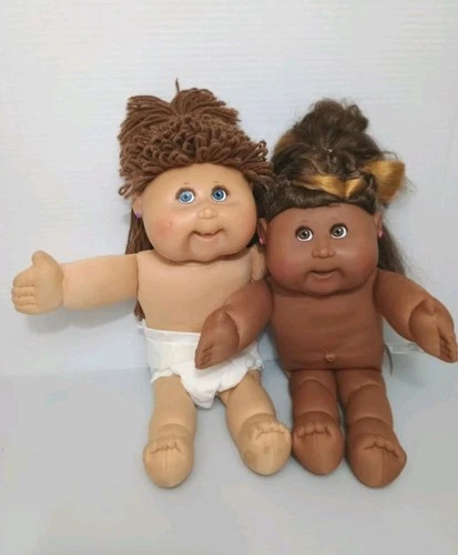 Cabbage Patch Kids TLC Play Along lot of 2 Girls
