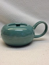 Steubenville American Modern Russel Wright Seafoam Green Sugar Bowl with Lid GUC