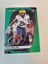 2025 Panini Prizm Draft Picks Kalel Mullings #64 Green