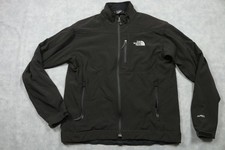 The North Face Apex Bionic Jacket Mens Large Black Softshell Fleece Lined