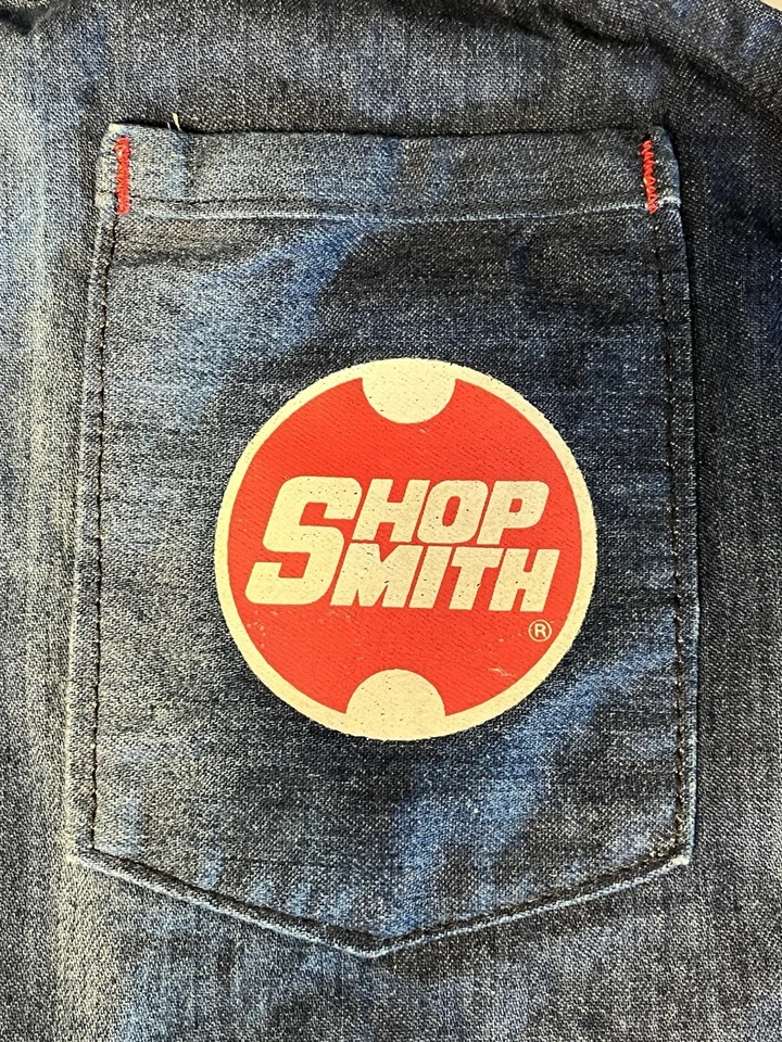 Vintage Denim Shopsmith Woodworking Apron Sanfordized USA Made Faded VTG - Image 2 of 4
