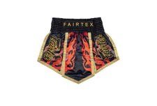 Fairtex Shorts Sports Muay Thai MMA Kick Boxing Volcano BS2501 Black/Orange