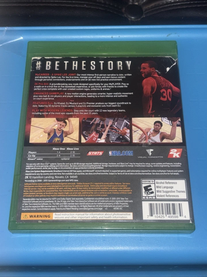 NBA 2K16 Xbox One Featuring A Spike Lee Joint Stephen Curry - Image 2 of 4