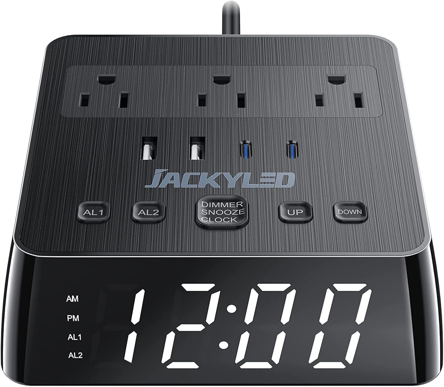 With 4 Usb Chargers Power Strip 3 Outlets 1700j Surge Prot