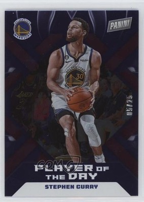 2022-23 Panini Player of the Day Purple /25 Stephen Curry #46 19n6