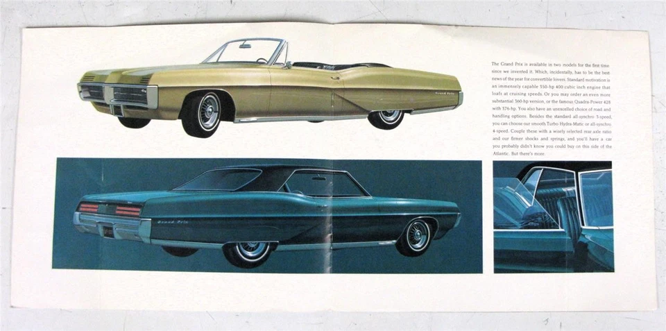 Брошюра по продажам автомобилей PONTIAC Grand Prix 1967 США LF - Изображение 3 из 4