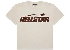 Hellstar Gel Tee White Brown