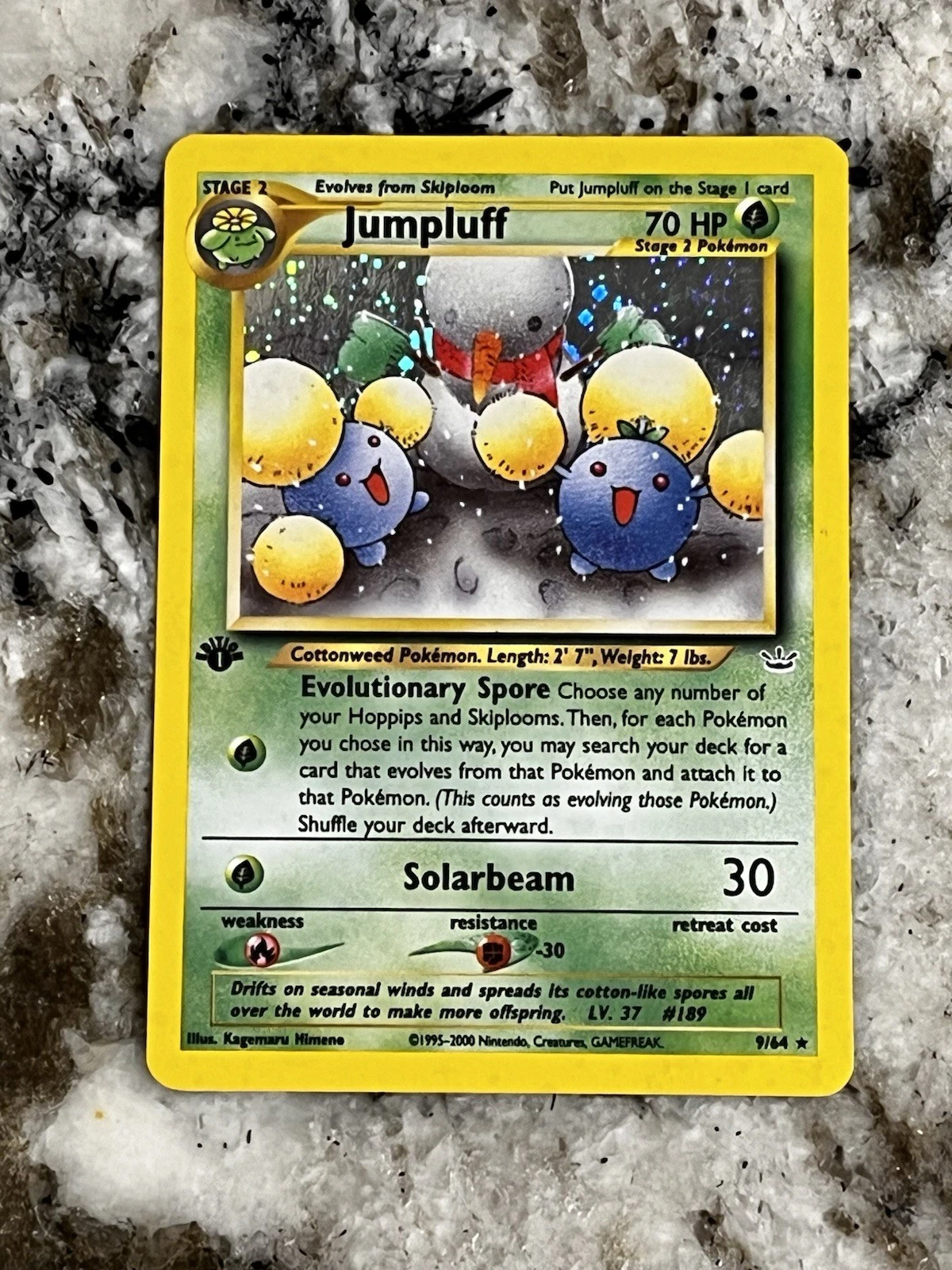 Deal for CLEAN 1st Edition Jumpluff Holo Neo Revelation Pokemon TCG Original Owner