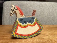 Wendt & Kühn W.u.K. Erzgebirge Grünhainichen Serviettenhalter Pferd weiß rar