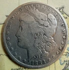 1883 morgan silver Dollar ￼