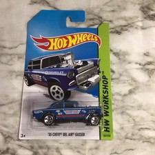 2014 HW WORKSHOP Hot Wheels '55 CHEVY BEL AIR GASSER 241/250 (M)
