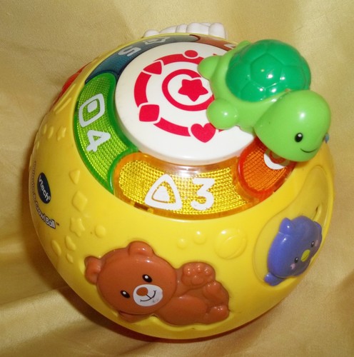 VTech Wiggle and Crawl Ball Toy Tested Very Colorful And Clean. Tested