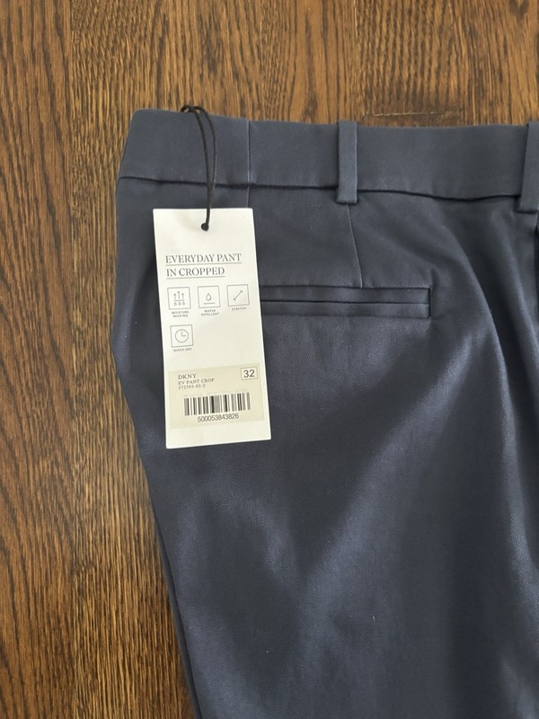 NWT Hill City Everyday J Pant Cropped Mens Size 32 Night Sky Blue Navy Crew 770