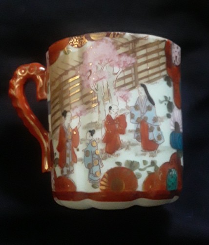 kutani china japan hand painted Tea Cup