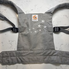 Ergobaby Ergo Baby Doll Carrier Galaxy Gray Embroidered Stars Pretend Play
