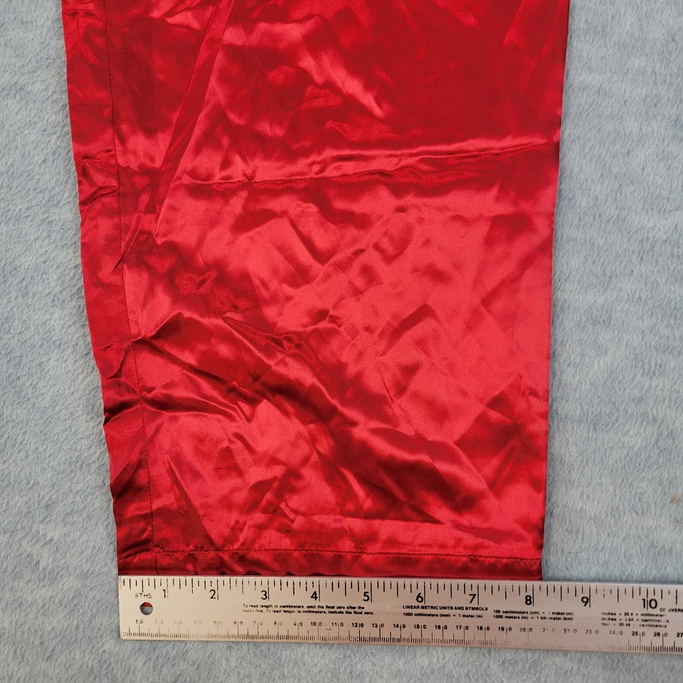 INTIMO Satin Sleepwear Lounge Pants Red Elastic Waist Drawstring Mens M NWOT - Image 3 of 4