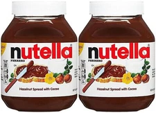 Nutella Hazelnut Spread with Cocoa, 33.5 oz, 2-count