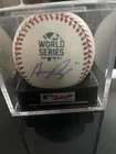 Braves Austin Riley Signed 2021 World Series MLB Baseball MLB Hologram Certified