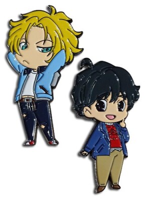 Banana Fish Eiji & Ash Lapel Pins Set of 2 Anime Licensed NEW | eBay