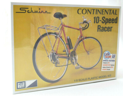 #ad #ad MPC Schwinn Continental 10 Speed Racer 1:8 Scale Plastic Model Bicycle Kit 915 $14.99