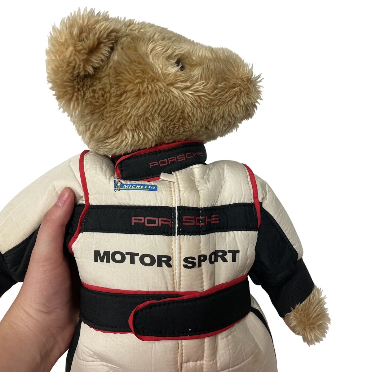 Porsche Motorsport Bear ぬいぐるみ RARE Vintage Porsche Motorsport Teddy Bear Race Car Mobil 1