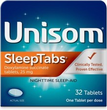 SM Unisom SleepTabs Nighttime Sleep-aid 32 Tablets
