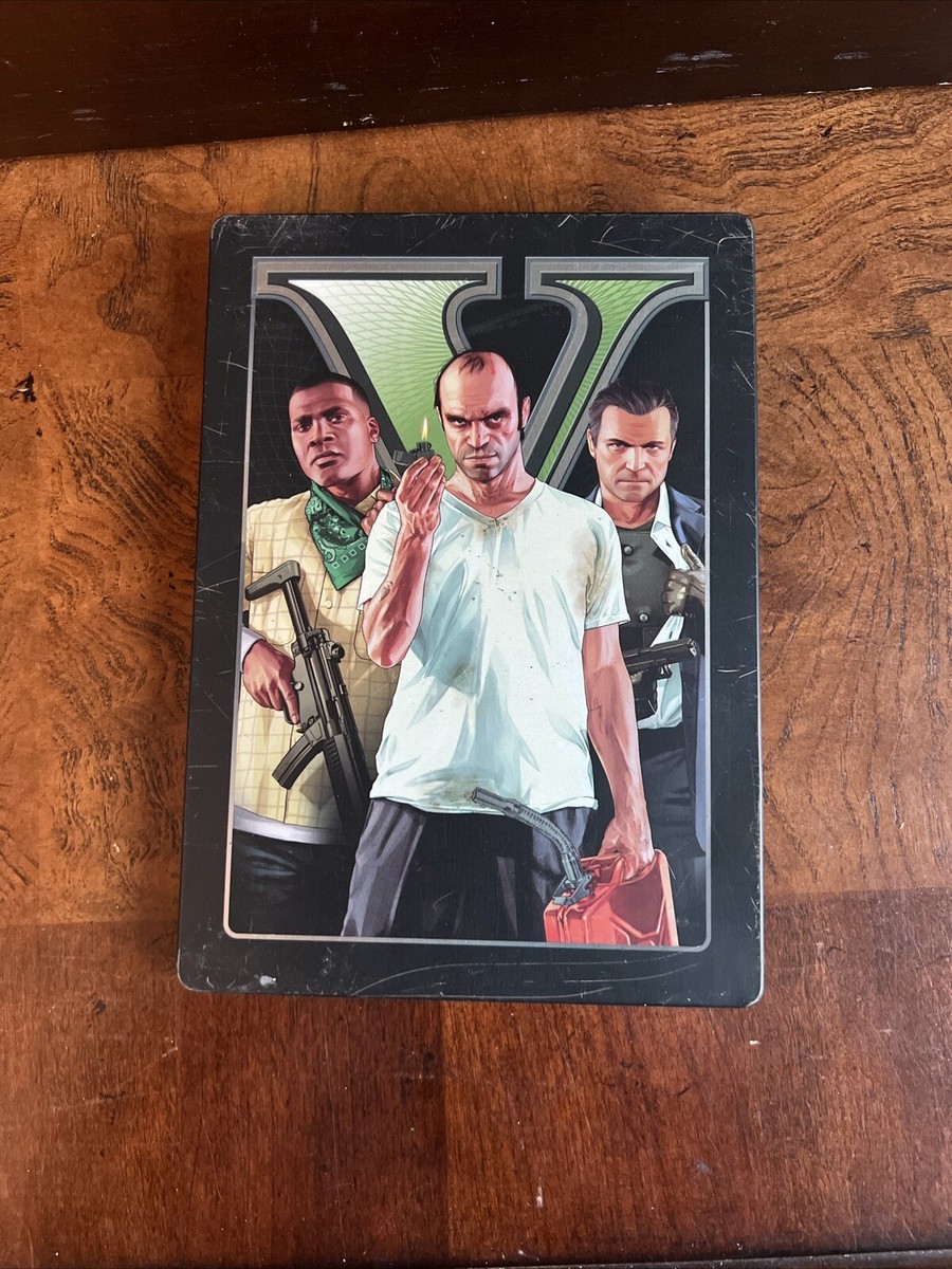 Grand Theft Auto V * Steelbook* Sony Playstation 3 PS3 GTA 5 w