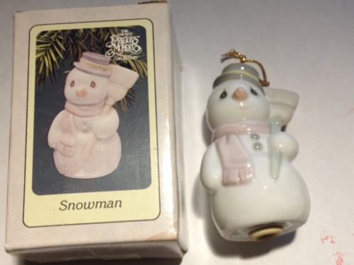 Precious Moments Snowman 339334 Ornament Light-up  on Tree NIB "FREE SHIPPING" - Picture 1 of 3