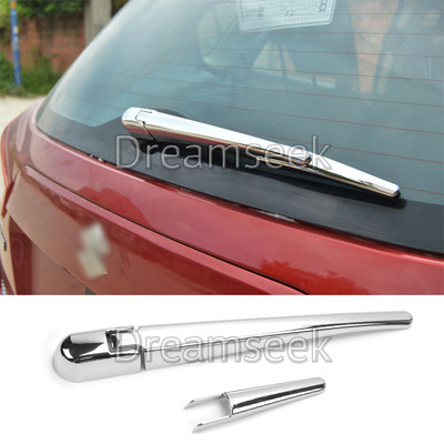 For Suzuki Sx4 S-Cross 2014-2016 Rear Window Rain Wiper Chrome Nozzle Cover Trim