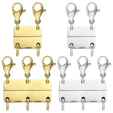 Layered Necklace Clasp Necklace Separator for Layering, Multiple Jewelry Clasps 