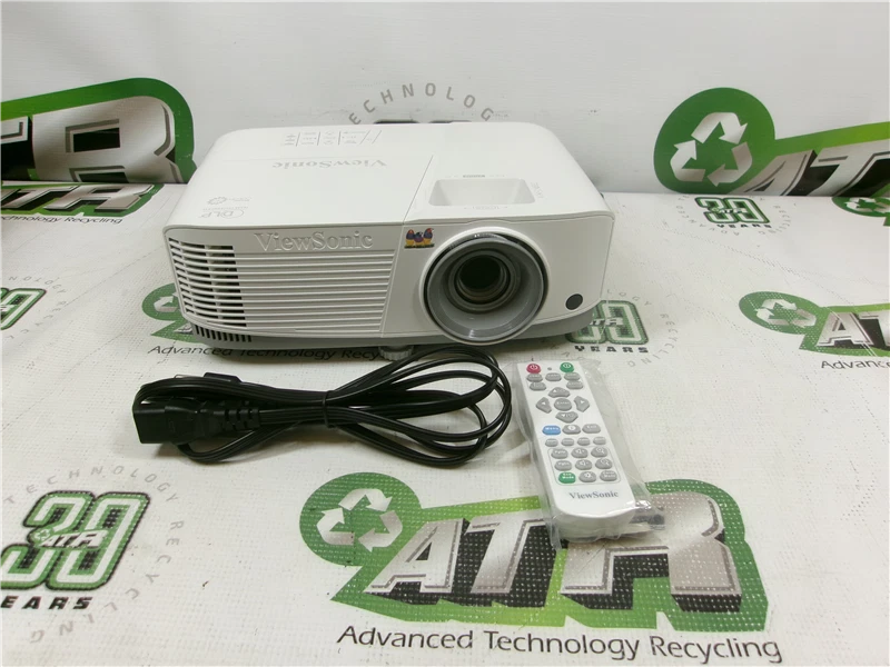ViewSonic PA503S DLP Projector 3600 Lumens 800x600 377 Lamp Hrs w/ Case Remote - Image 2 of 4