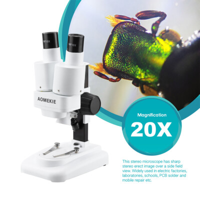 20X Stereo Microscope Binocular with LED for PCB Soldering Tool  Phone Repair