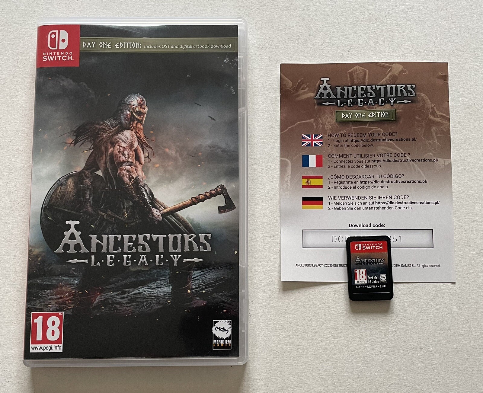 Ancestors Legacy Day One Edition Nintendo Switch Boxed PAL